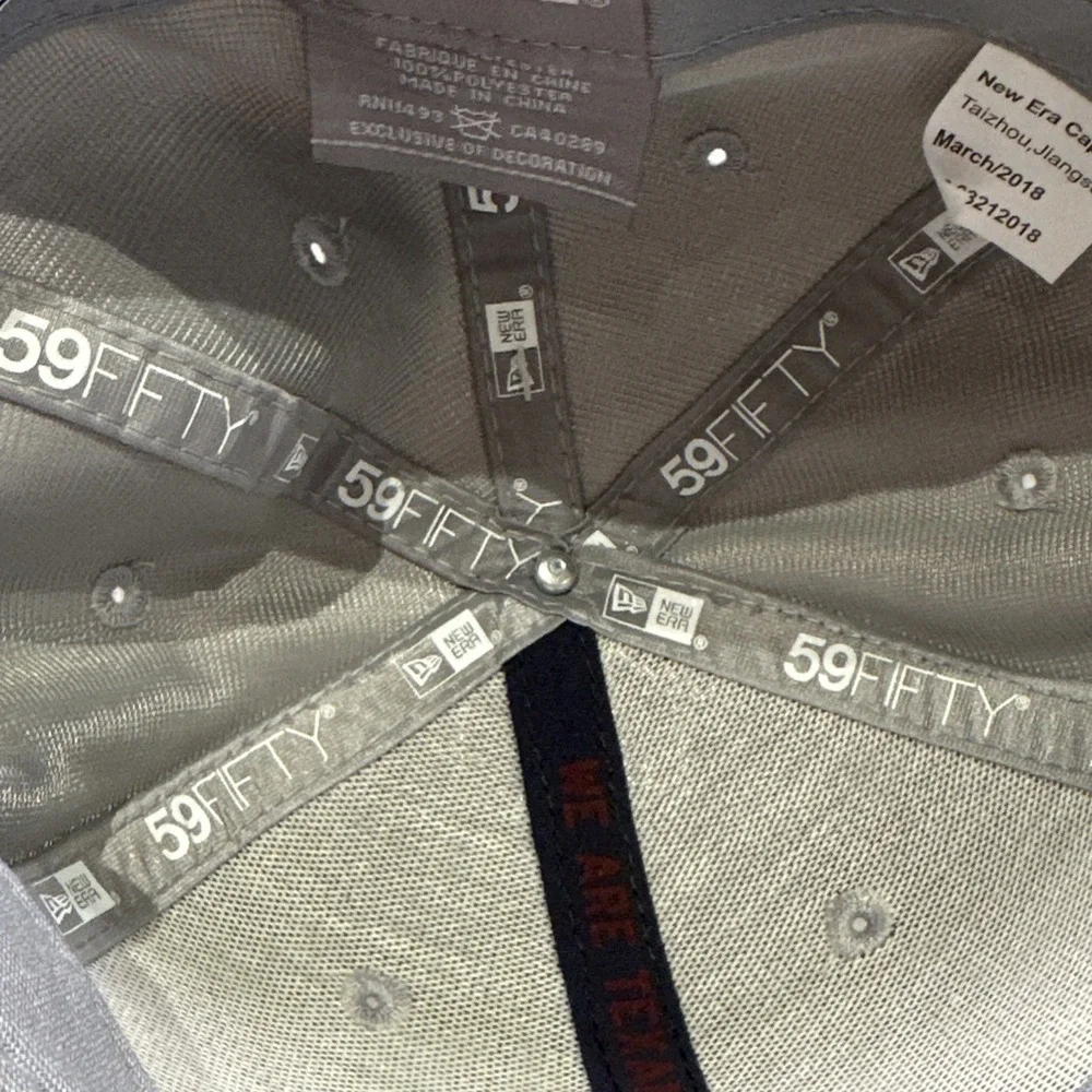 Houston Texans 2018 Onfield YOUTH New Era 59Fifty 6-1/2 Hat Cap‎ H-Town NEW NFL